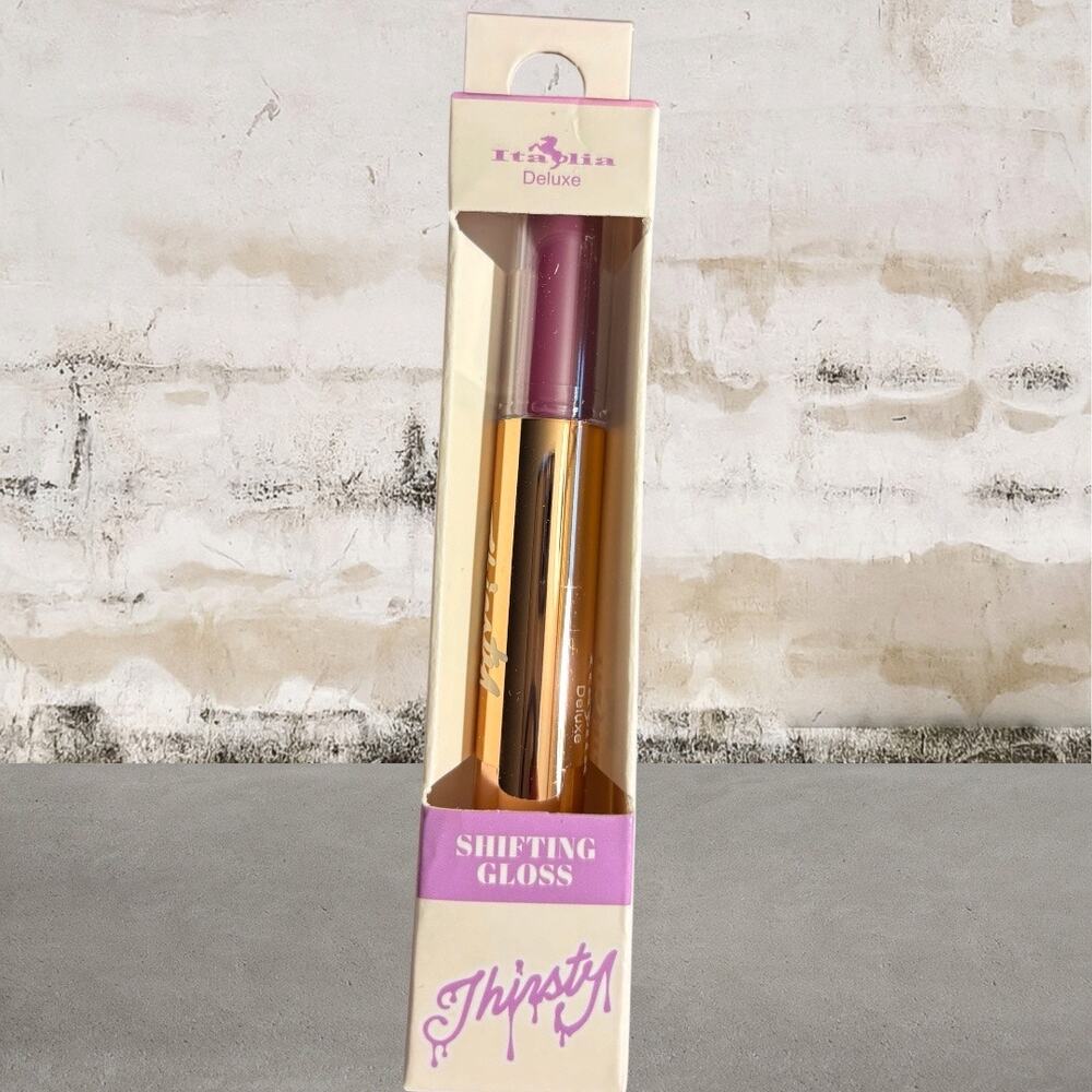 Italia Deluxe Thirsty Shifting Gloss in Mood NIB